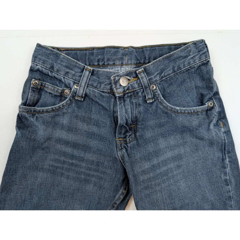 Lee Premium Select Regular Fit Straight Leg‎ Blue Denim Wash Jeans Boy's Size 10